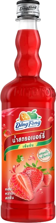 Strawberry Squash 760 ml — Ding Fong Food